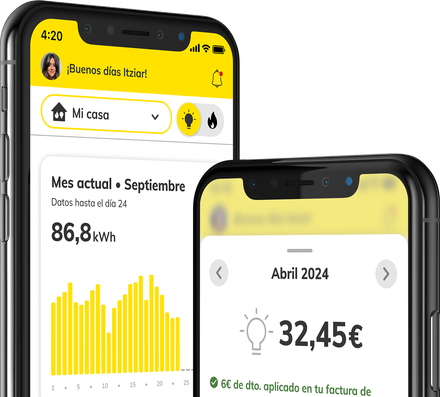 MASMOVIL LUZ y GAS - MASMOVIL LUZ y GAS<br/> aplikazioarekin Optimizatu zure gastuak orain